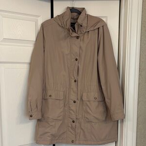 Lands' End Women's Trench Coat in Tan